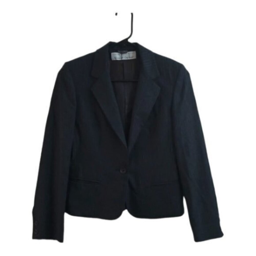 Woman's Casual Corner Skirt Suit 2pc Skirt and Blazer Suit Size XS EUC #0282